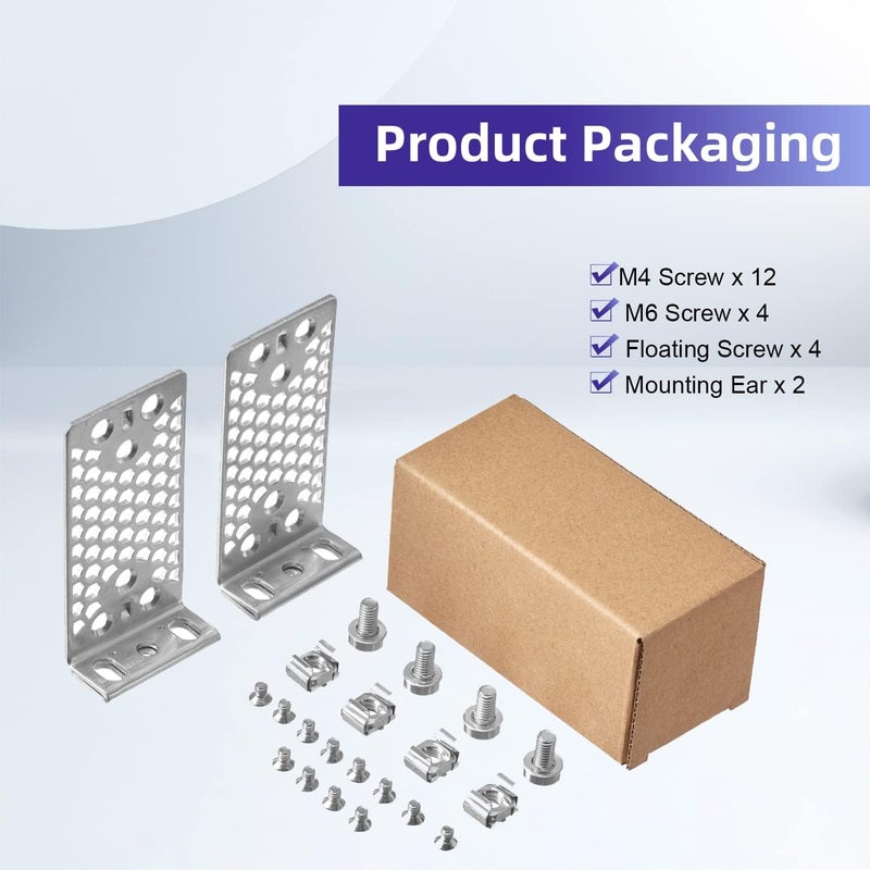 PhyinLan 19" Rack Mount Kit for Cisco Switches 2960-X/2960-XR Series and 3650/3850 Series Universal Rack Ears - Image 5